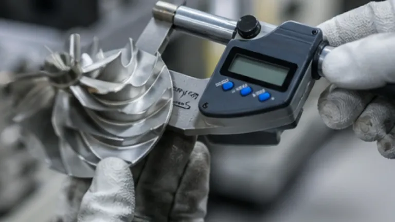 Part number verification with digital measuring tool before shipping